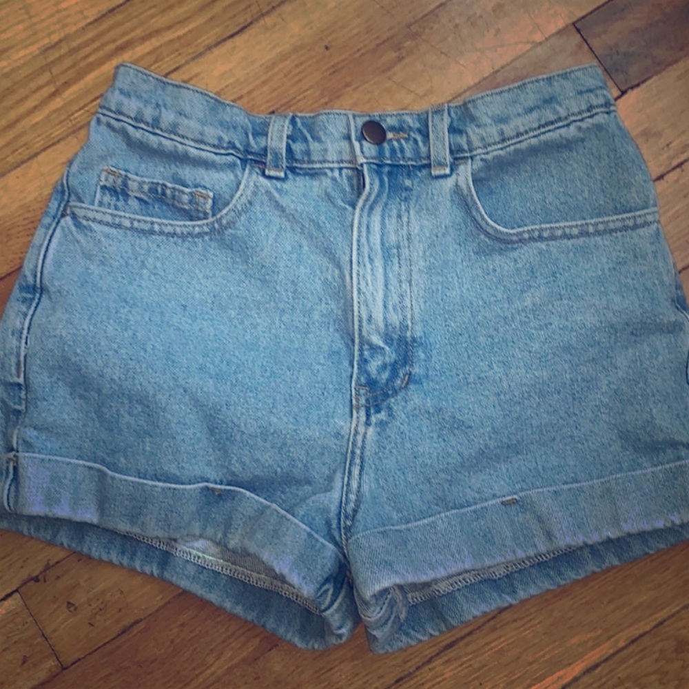 American Apparel High Waisted Shorts 27